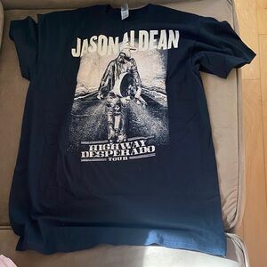 Jason Aldean Black Graphic T-Shirt